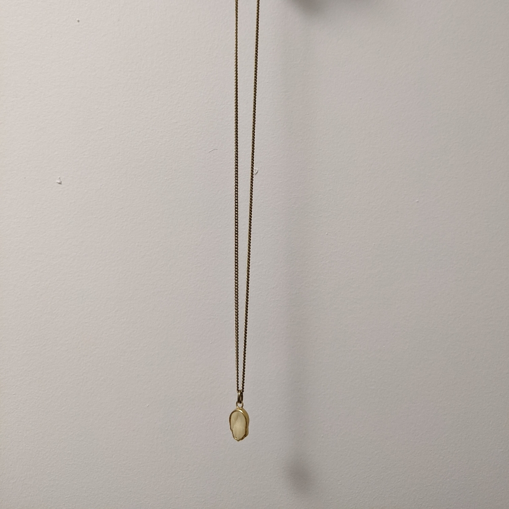 Isabel Marant Buffalo horn necklace.